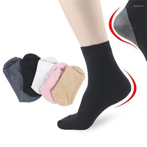 Men's Socks High Quality 1Pair Men Bamboo Fiber Women Breathable Compression Long Business Casual Male Large Size