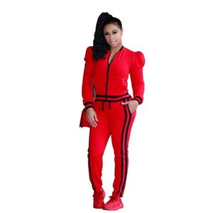 Women's Jumpsuits Rompers OKAYOASIS Cotton Casual Ladies Jumpsuit Women Tops Two Piece Set Autumn Winter Lantern Sleeve Long Pants Rompers Overalls 221123