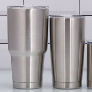 Mugs 20oz 30oz Stainless Steel Double Wall Water Bottle Print college shool tag 221122