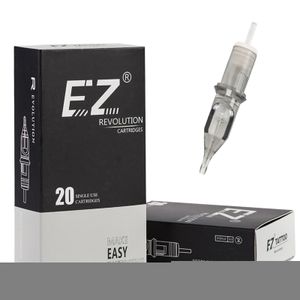 Dövme İğneleri EZ Revolution İğne Kartuşu #08 Bugpin 0,25 mm Yuvarlak Liner RL Kalıcı Makyaj Döner Kalem Makineleri için 20 PCSBOX 221122