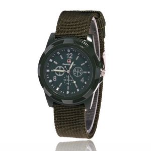 Luxus Gemius Armee Milit￤r Uhr Analog Nylon Band Uhren Trendy Sport Outdoor Stoff Ritter Armbanduhr f￼r Weihnachtsgeschenk