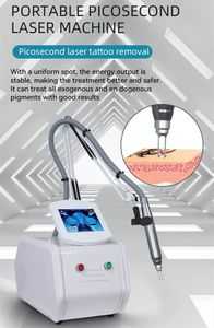 Máquina de laser de picossegundos de ponta para linhas finas e rugas terapia de pigmento de ponto de cicatriz 808nm Remoção de cabelo a laser