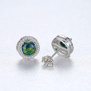 Новые небольшие экстразитные opal s925 Серьги серебряных серебряных грифов Женщины ювелирные украшения темперамент
