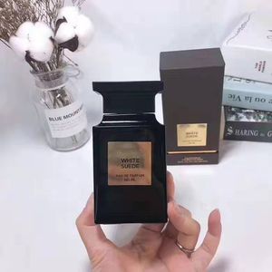 デザイナーホワイトスエードマン香水フレグランス100ml eau de parfum edpフレグランススプレーブランドラグジュアリーケルン抗耐角質香水愛好家ギフトドロップシップ