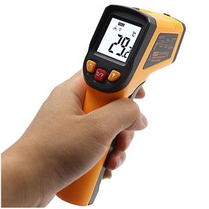 Temperature Instruments High Quality Emperature Instruments Noncontact Thermometer Handheld Infrared Can Measure Water Temperature G Dhrm7