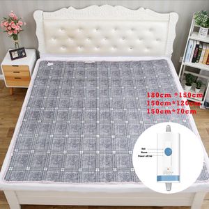 Electric Blanket Thicker Heater Double Body Warmer 180 150cm Heated Thermostat Heating 221122