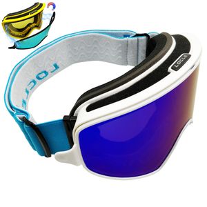 Kayak Goggles Locle 2 Gece Gözü Antifog UV400 Snowboard Erkek Kadın Gözlük 221123