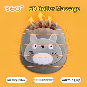 best selling Electric Kneading Foot Massager dormitory office cartoon Infrared Heating Shiatsu Knead Roller Air Compression Foot Massager Rab