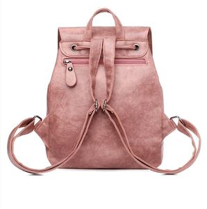 Ganze Frauen Umhängetasche 5 Farben multifunktionale weiche Leder Rucksack einfache Joker einfarbig Damen Handtasche große Kapazität2220