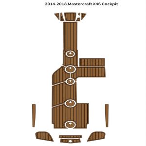 2014-2018 Mastercraft x46 коврик для кабины кабины для лодки Eva Foam Faux Teak Deck