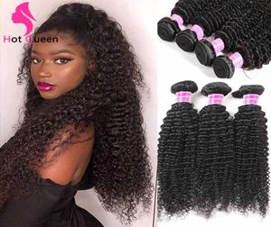 India jerry curl human hair weave hair weaving curly brazilian maiaysian indian Cambodian jerry curly 3pcs bundles fast delivery4591518