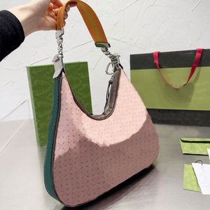 3a Designer Women Attain Hobo pod pachami Crescent Księżyc skórzany torebki krzyżowe Lady Canvas Drukowane torebki na ramię