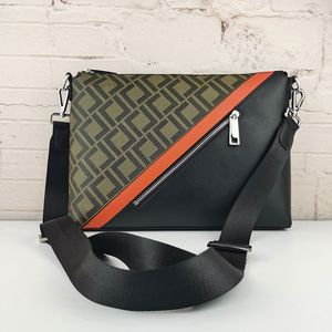 Moda de couro clássico saco de correio ajustável destacável luxo designer bolsa ombro reparação longo mensageiro sacos 470195h