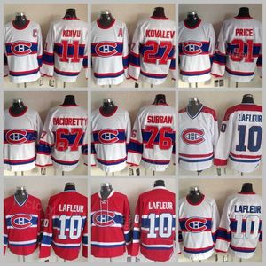 Retro Montreal Countback Canadiens Hockey 31 Carey Price Jersey 67 Max Pacioretty 76 PK Subban 10 Guy LaFleur 11 Brendan Gallagher 27 Alex'nhl''''Shirt