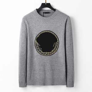 Marka męska projektant Sweter czarny szary niebieski pullover luksusowa świąteczna modna europa i Ameryka Kaszmirowy kaszmirowy męski kobiety Sweters High-end Design XL