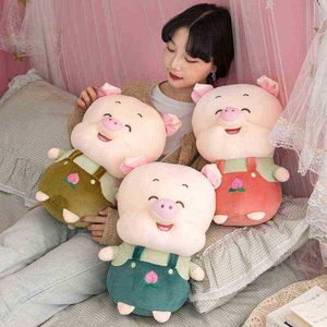 1pc 203040cm Cartoon Beautiful Band Pig Doll Cuddle Plush Toys For Ldren Soft Pillow Pop Kids LD vackra gåvor J220729