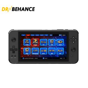 New Portable Game Players POWKIDDY X70 7 inch Handheld Retro Game console Music MP4 Ebook Video Games Player Support Two-Player HD TV Out Gaming Box Consoles Kids Gift
