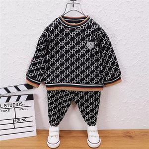 Fashion Kids Clothes Boy Sets Cotton SweaterShirt Pants 2PC Children 2023 Spring Autumn Girls Clothing Sport Outfits