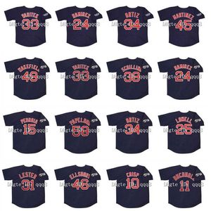 College Baseball trägt 2004 2007 Retro 20 Kevin Youkilis Trikot 24 Manny Ramirez 19 Josh Beckett 11 Clay Buchholz 10 Coco Crisp 46 Jacoby Ellsbury 31 Jon Lester 25