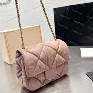 Frauen Designer -Umhängetaschen luxuriöse Handtaschen Echter Leder Lambskinllap Crossbody Messenger Channel -Taschen