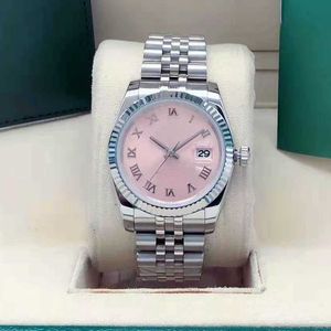 여성 시계 고품질 운동 시계 오리지널 사파이어 유리 Reloj Oyj Oyj Oyj Bracelet Pink Lady Luxury Designer Watchs