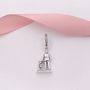 925 Sterling Silver Beads Walt och Miki Mouse Charms passar europeisk pandora stil smycken armband halsband c9637 Annajewel