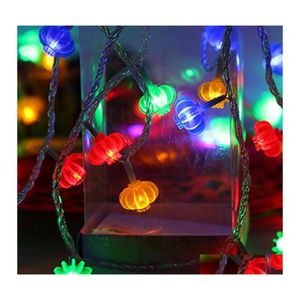 Decorações de Natal Decorações de Natal Luzes de fada lanterna chinesa Lanterna Luz de seis metros Garland Ano LED para parte DHTSV