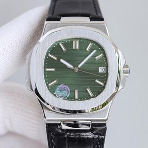 비즈니스 기계식 시계 남성 손목 시계 40mm 가죽 스트랩 라이프 라이프 라이프 디자이너 감시 선물 남성용 선물