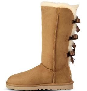 Varm fotled stövlar stövlar snö boots australiska klassiska kvinnor mini halva vinter full päls fluffy päls satin usa gs tossies tofflor heta ug säljer wgg