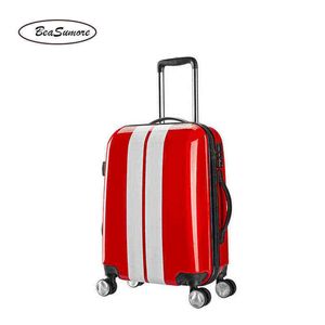 Beasumore Zoll Mini Rollgepäck Spinner Frauen Mode Koffer Räder Männer Tragen Auf Trolley Passwort Reisetasche Stamm J220707