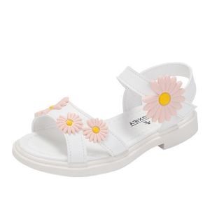Çocuklar için yaz ayakkabıları sandalet çocuk ayakkabıları moda yeni çiçekler prenses sandalet yıl274g