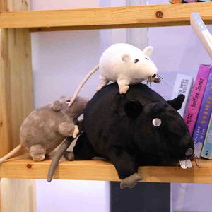 1Pc 20Cm New Mini Soft Plush Simulation Mouse Plushie Doll Stuffed Rat Plush Animal Toy Mascot Peluche Mouse Doll For ldren J220729