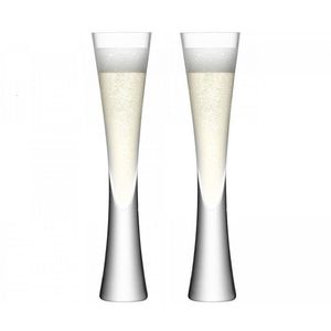 Vinglas 2 PCSSet Wedding Champagne Flutes Glitter Crystal Slim midja Tulpan Bubble Sparkling Vinglas Aperitif Sherry Cup för fest 221124