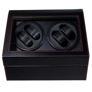 4 High End Automatic Watch Winder Boxwatches Lagringsmycken Holder Display Pu Leather Watch Box Ultra Quiet Motor Shaker Box1282T