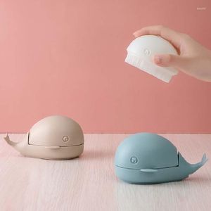 Clothing Storage Creative Cute Whale Shoe Brush Household Laundry Does Not Shed Hair Hurt Clothes Cleaning For Bathroom Tool