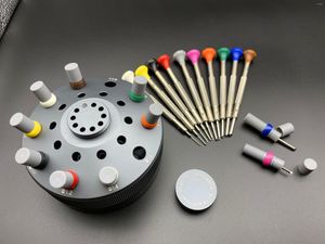 Uhren-Reparatur-Sets, hochwertiger, rutschfester Edelstahl 316L, ergonomisches 10-teiliges Schraubendreher-Set für Uhrmacher