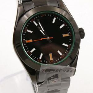 Herren-Automatikuhr, mechanisch, 39 mm, GD2813, luxuriöse Designer-Armbanduhr aus 316L-Edelstahl, 116400, schwarzes Zifferblatt, Expedition-Gratis-Nixie-Röhren-Armbanduhr