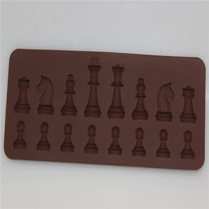 Neue internationale Schach-Silikonform für Fondant, Kuchen, Schokolade, Formen zum Backen in der Küche DH9585