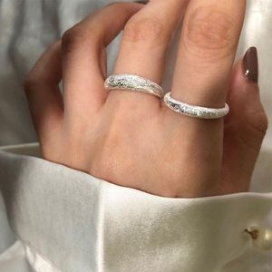 Wedding Rings Fashion Aesthetic Love For Women Minimalist Designer Adjustable Accessories Handmade Couple Jewelry Gift 2022