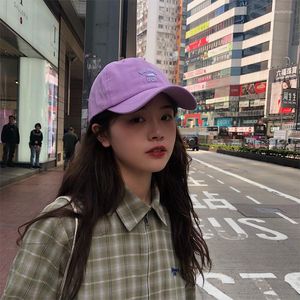 Boll Caps Foux Baseball Summer Women Letter Brodery Cute Snapback Designer Justerbar japansk stil Fashion 2022 Sun Hat