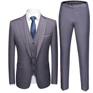 Mens Suits Blazers MenS Fashion Blazer Three Piece Slim Fit Designer Long Men Suit Hyfm020 221123