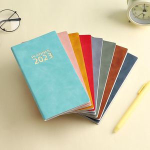 Agenda Planner Notebook 365 Days Portable Pocket Notepad Daily Weekly Notebooks Stationery Office School Supplies