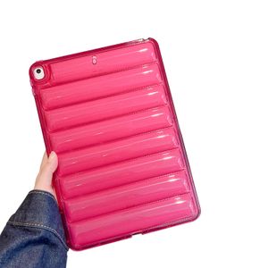 Custodie per tablet con coperchio protettivo trasparente in piumino per Ipad Pro 11 Mini 4/5/6 Air 3/4/5 10 Anti goccia antiurto