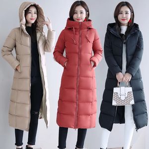 Womens Down Parkas Winter Jacket Women Hooded Casual Overcoat Female Cotton Padded Parka Oversize Outwear Plus Size 6XL 221124