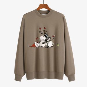 여자 후드 땀 촬영 셔츠 와인 크리스마스 눈사람 커스텀 캐주얼 스웨트 셔츠 맞춤 셔츠 패턴 또는 원하는 221124