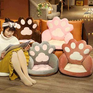 Cat Beerpoot Crown Plush Seat Cushion Indoor Floor Filled Sofa Colorful Animal Decor Cushion For ldren Adults Birthday Gift J220729