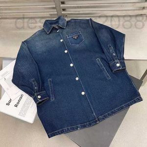 Women's Jackets Designer P's Jeans Jacket ￤r sliten PU: s h￶ga version BBR Fashion Women's Donkey's Autumn R410