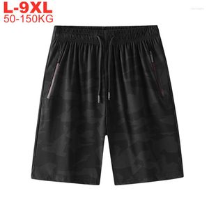Men's Shorts Large Size 9xl 8xl 7xl Men's Summer Camouflage Quick Dry Short Pants For Men Sports Tracksuit Male Training Sweatshorts
