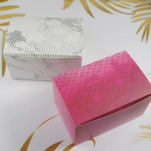 Gift Wrap Pink White Dot Design 10pcs 15 10 9 Cm Paper Box Candy Cookie Jar Candle Wedding Party Christmas DIY Packaging