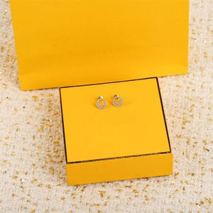 Premium Brand Earrings Women Luxury Designer Womens Jewelry Earring Stud Wedding Party Suilt Dress Designer Ear Rings Diamonds Shine